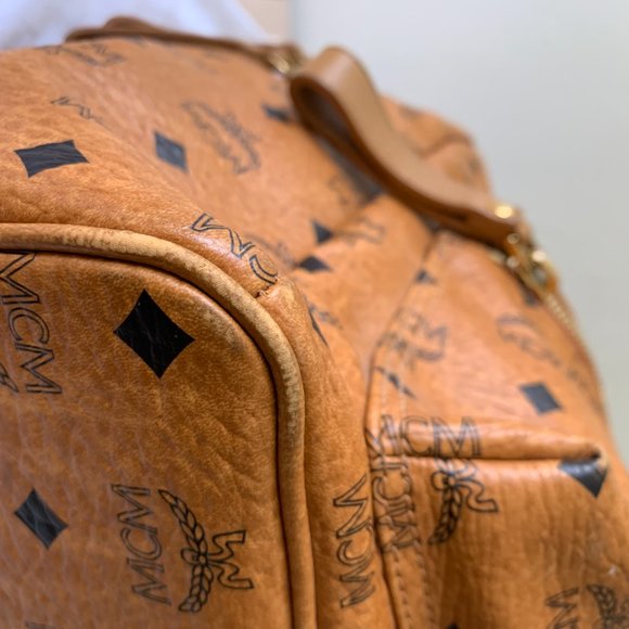 MCM Medium Backpack - Cognac main image 5
